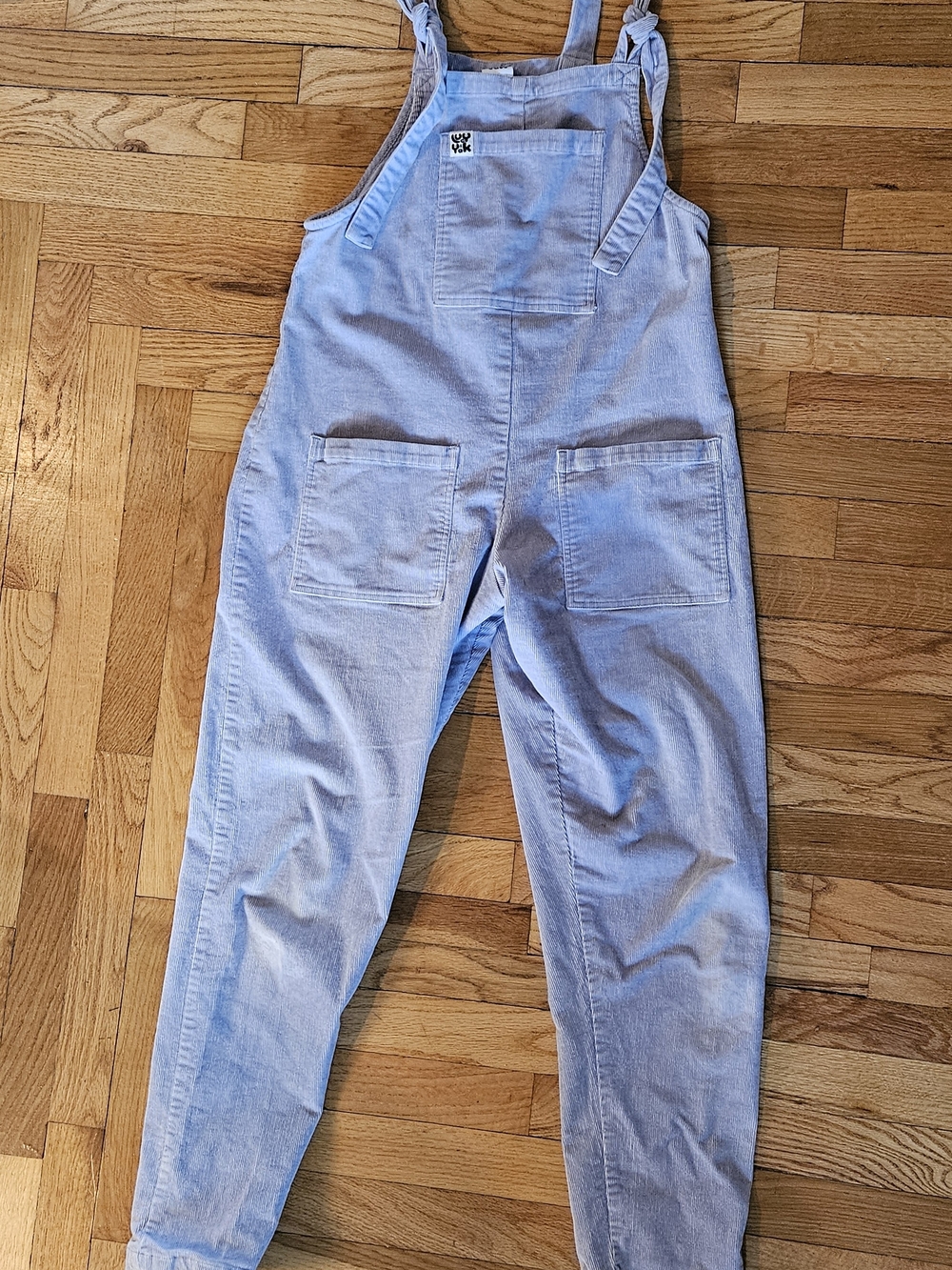 Lucy And Yak Light Blue Women's Corduroy Overalls